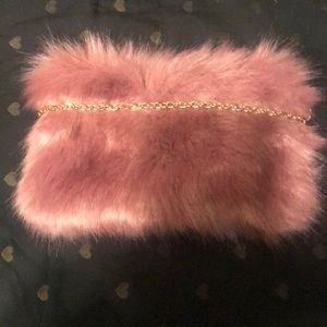 Cute fur purse